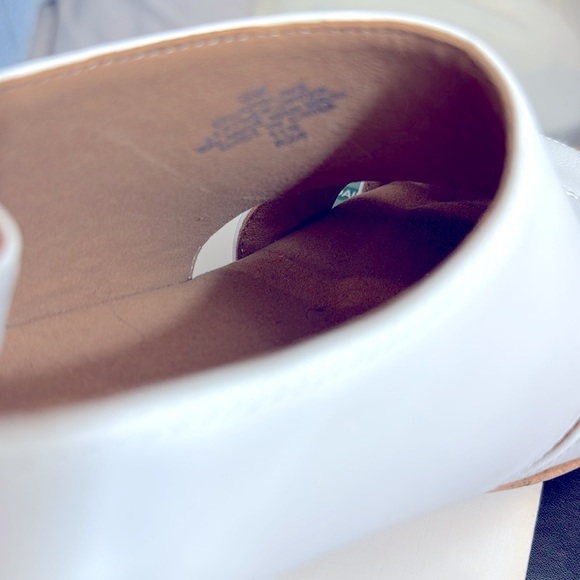 Rockport TruTech White Leather Wedge Heel Sandals Size 9 M Velcro Closure - Picture 11 of 11